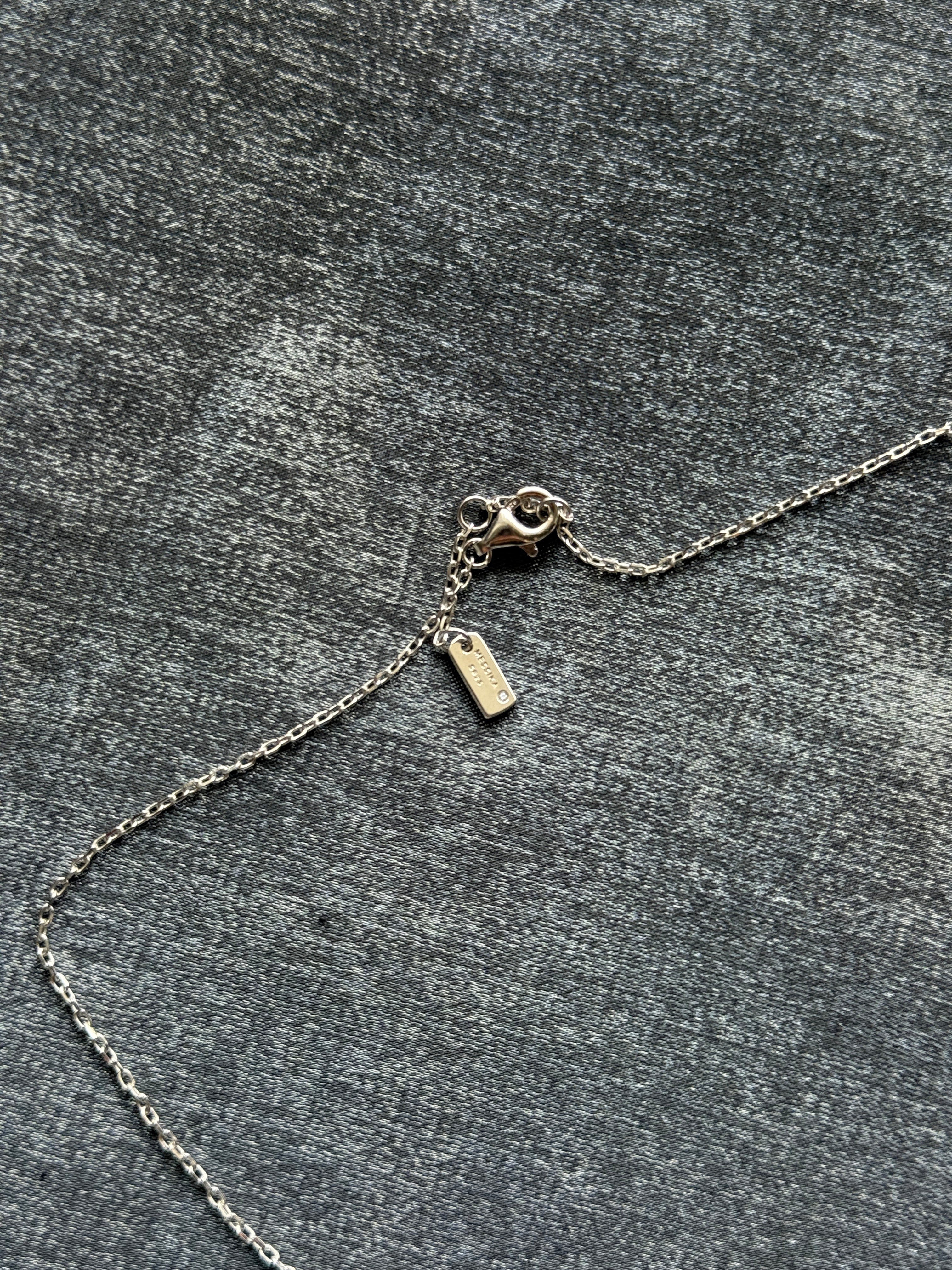 925 Ayar İthal Gümüş Üzeri Altın Kaplama | Marka İthal Mes Kolye