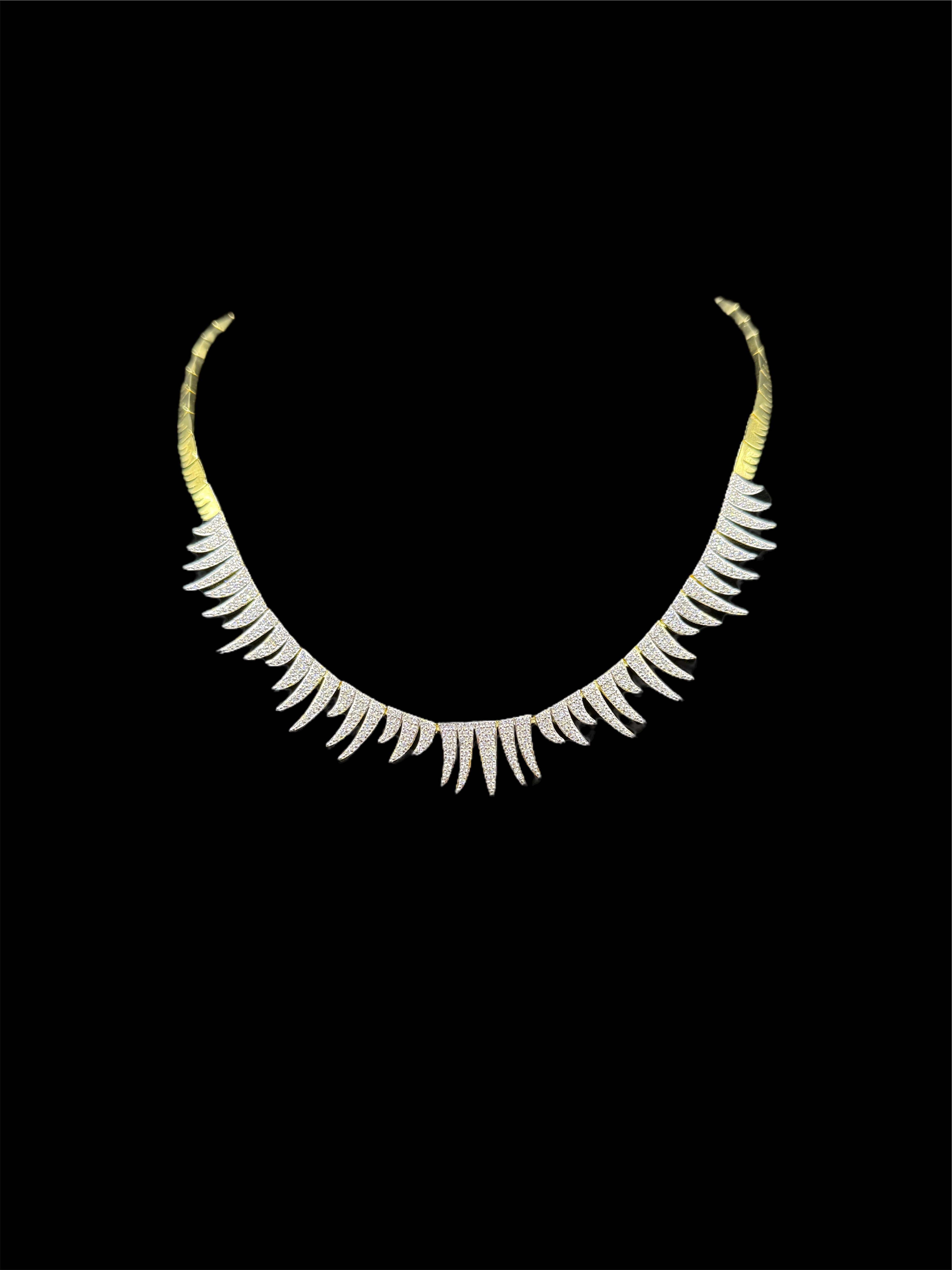 925 Ayar İthal Gümüş Üzeri Altın Kaplama Solaris Kolye