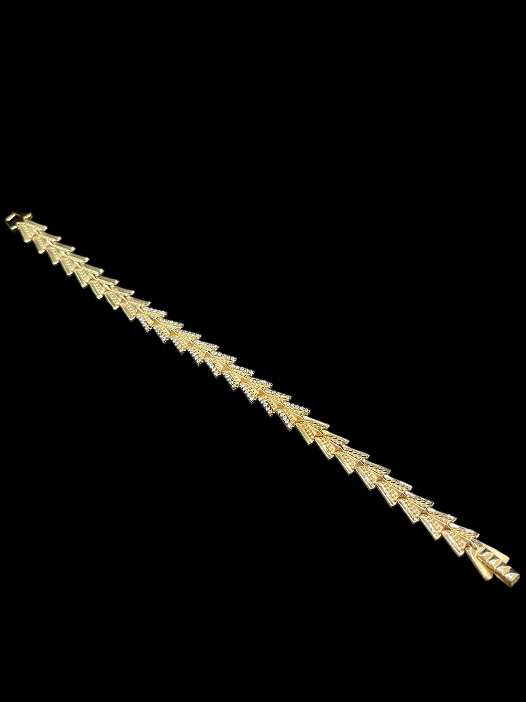 925 Ayar Gümüş Üzeri Altın Kaplama | Gökyüzü Yolu Bileklik