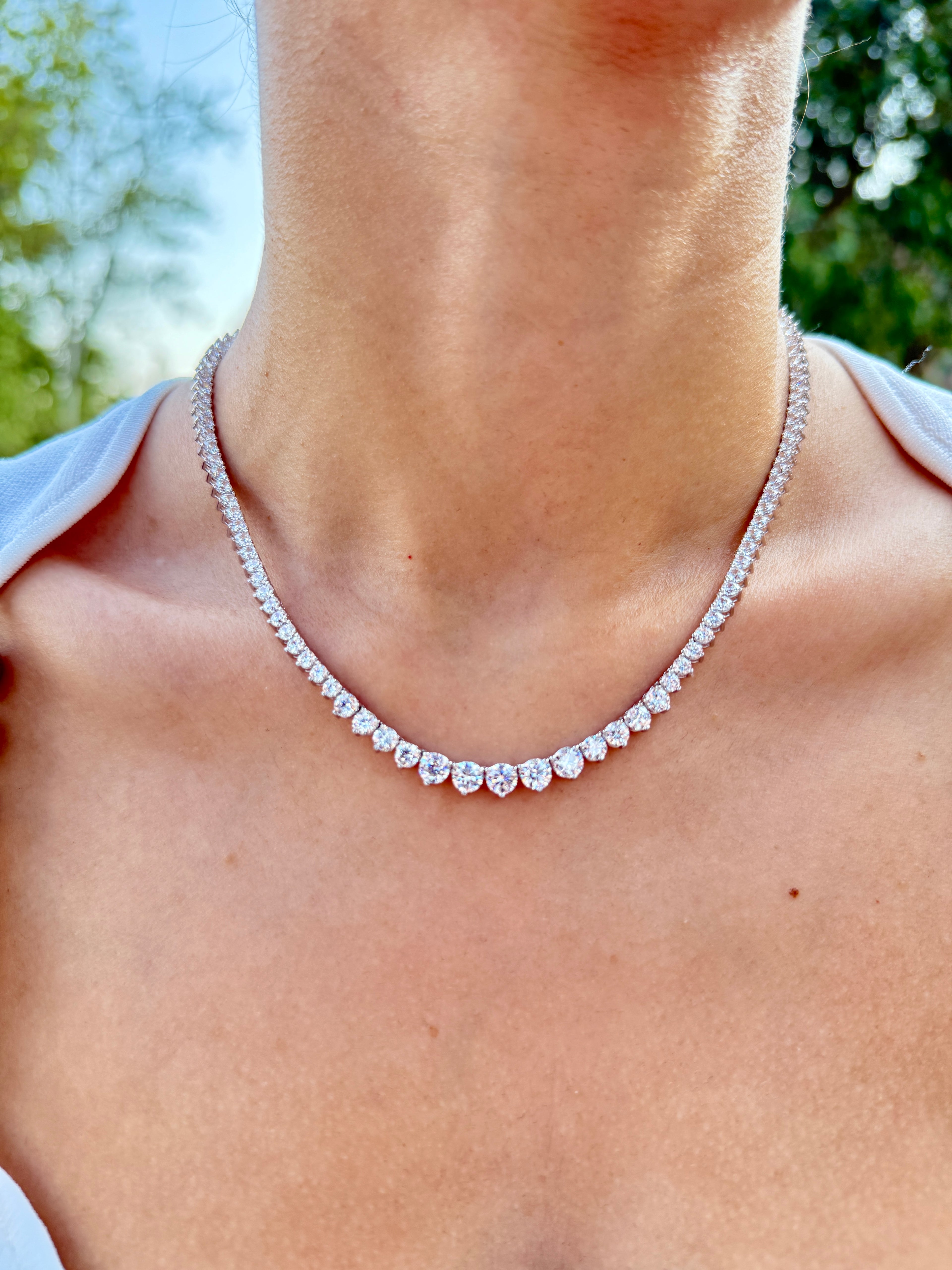 925 Ayar Gümüş Üzeri Altın Kaplama | İthal Sentetik Taşlı Süzme Su Yolu Kolye 40 cm