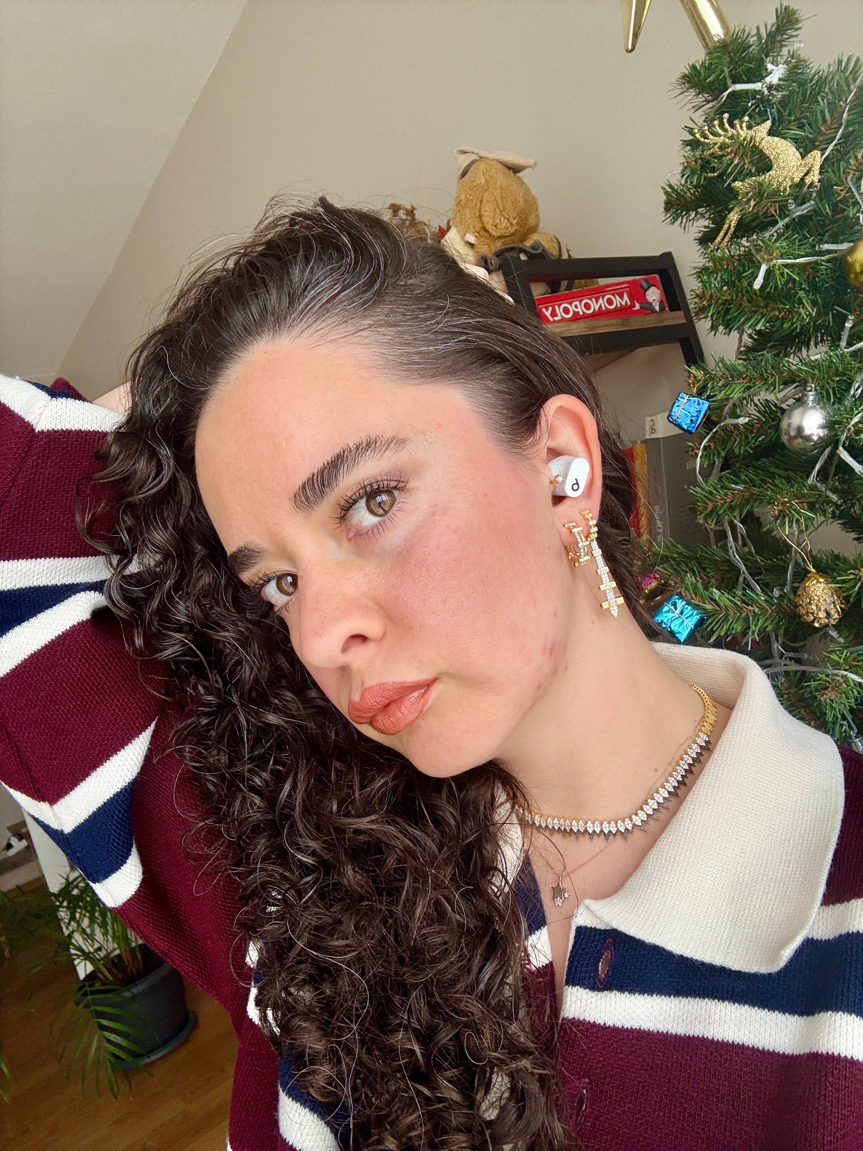 925 Ayar Gümüş Üzeri Altın Kaplama | Kraliyet Yolu Küpeleri