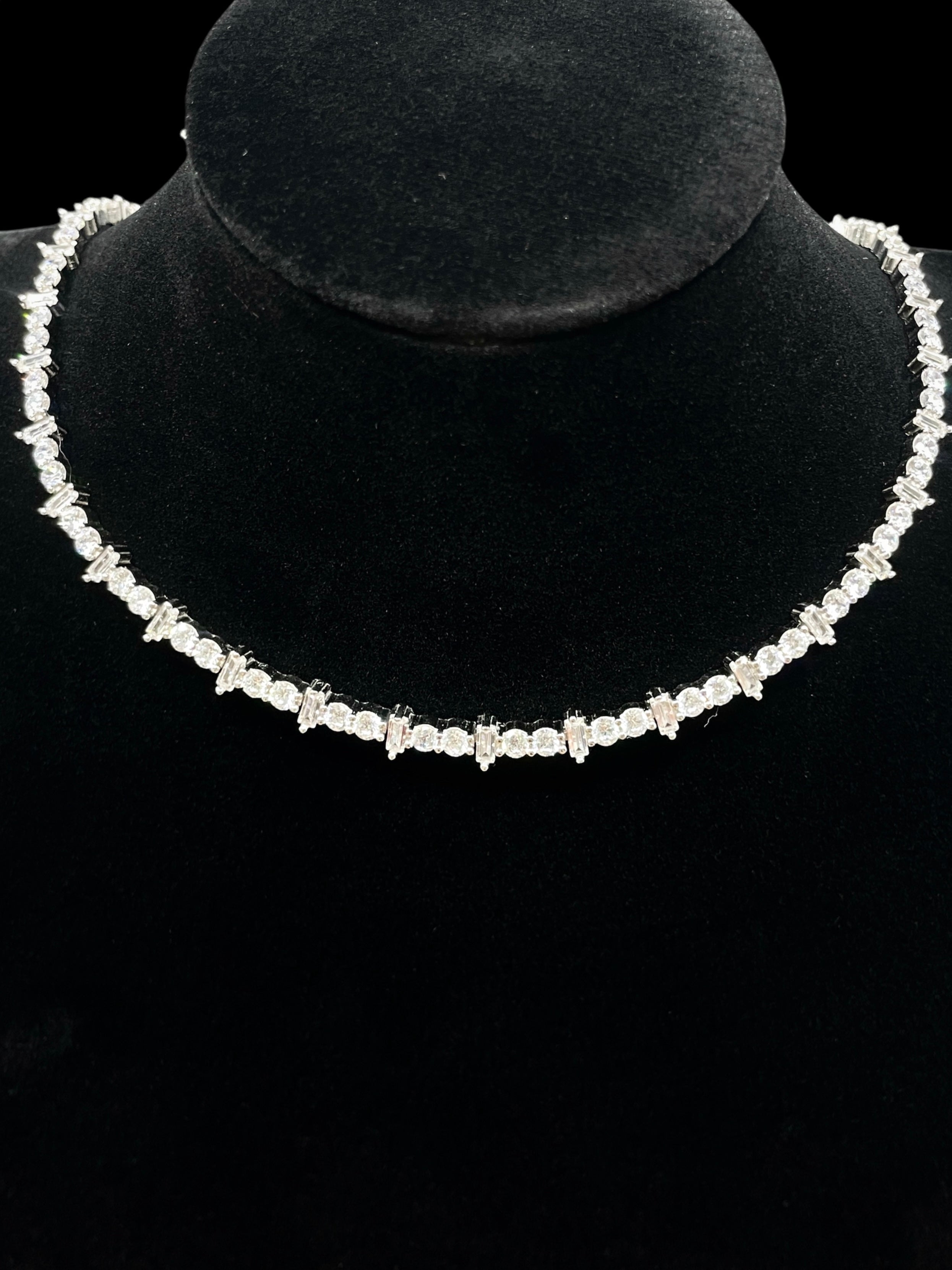 925 Ayar Gümüş Üzeri Altın Kaplama | Kristal Su Yolu Kolye