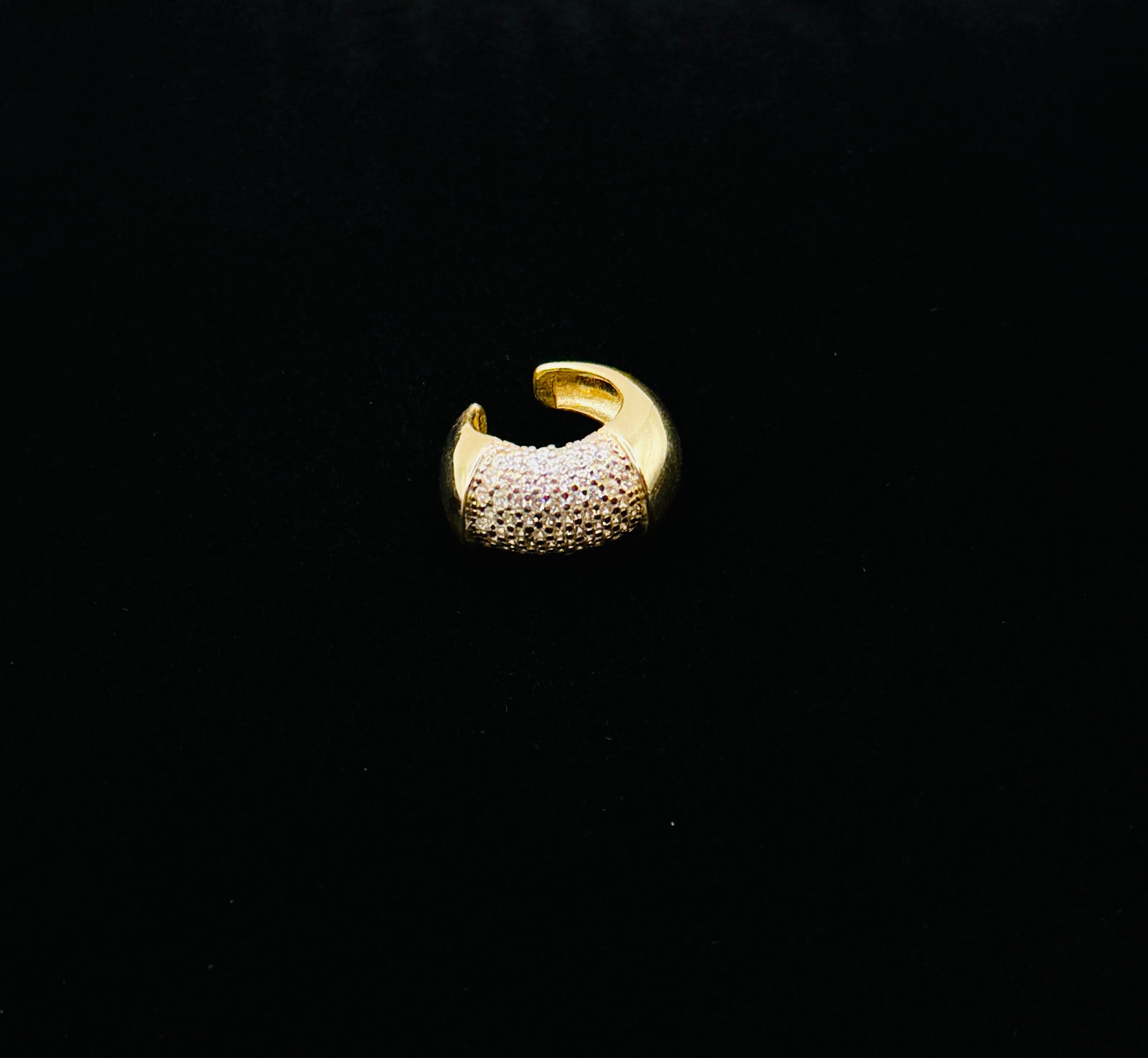 925 Ayar Gümüş Üzeri Altın Kaplama | Lume Kıkırdak Küpe | Earcuff
