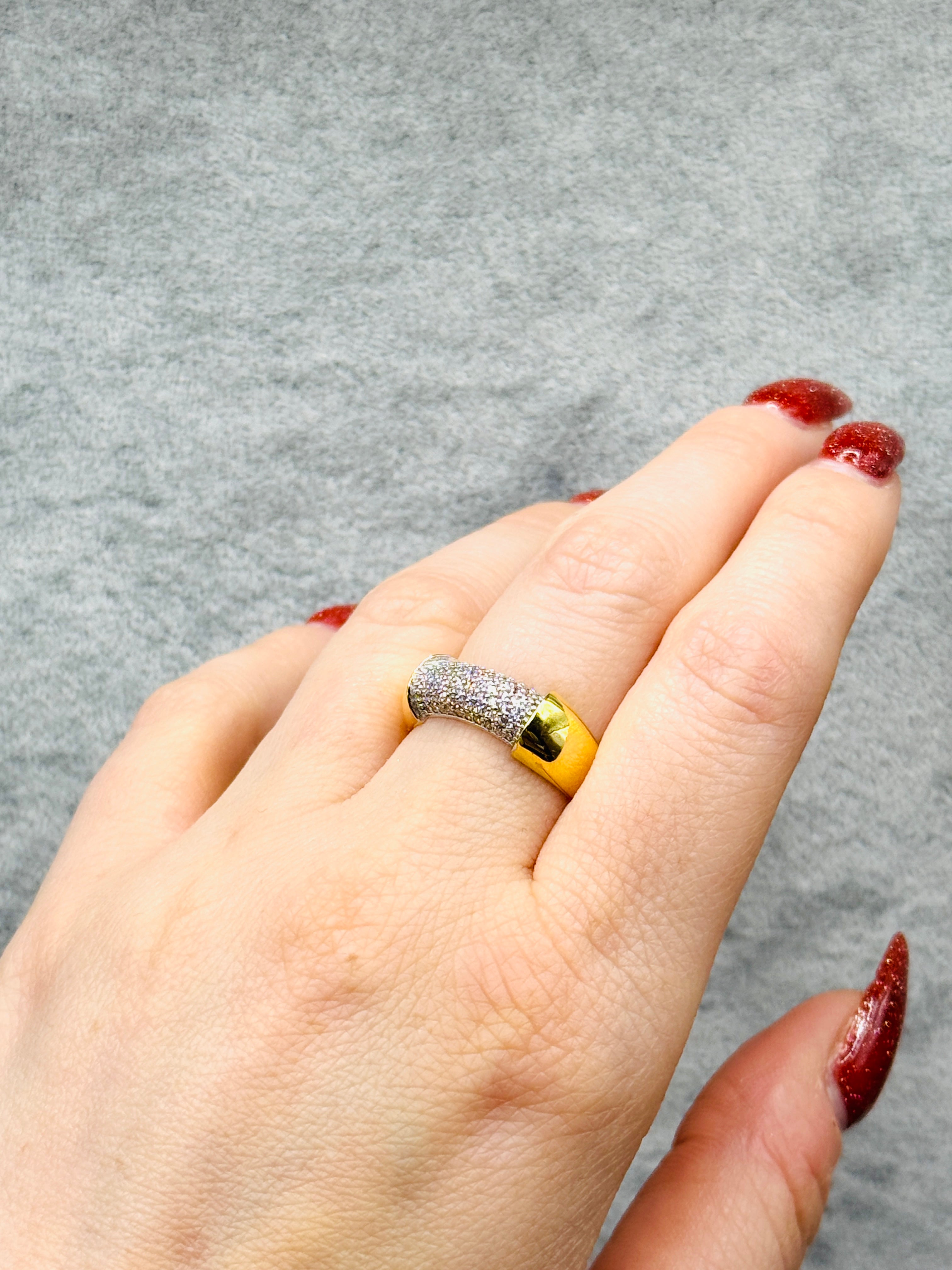 925 Ayar Gümüş Üzeri Altın Kaplama | Lume Yüzük