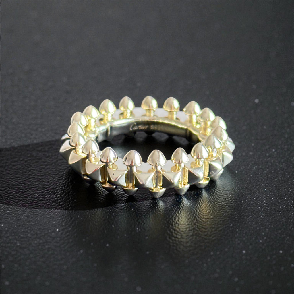 925 Ayar Gümüş Üzeri Altın Kaplama | Marka İthal CRT Yüzük