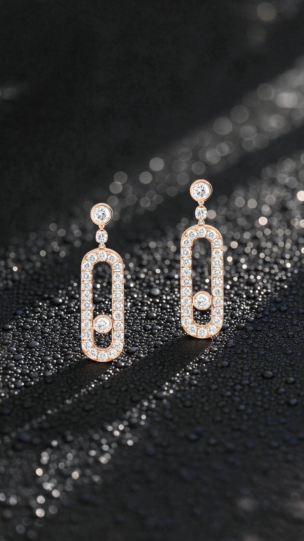 925 Ayar Gümüş Üzeri Altın Kaplama | Marka İthal Mes Küpe