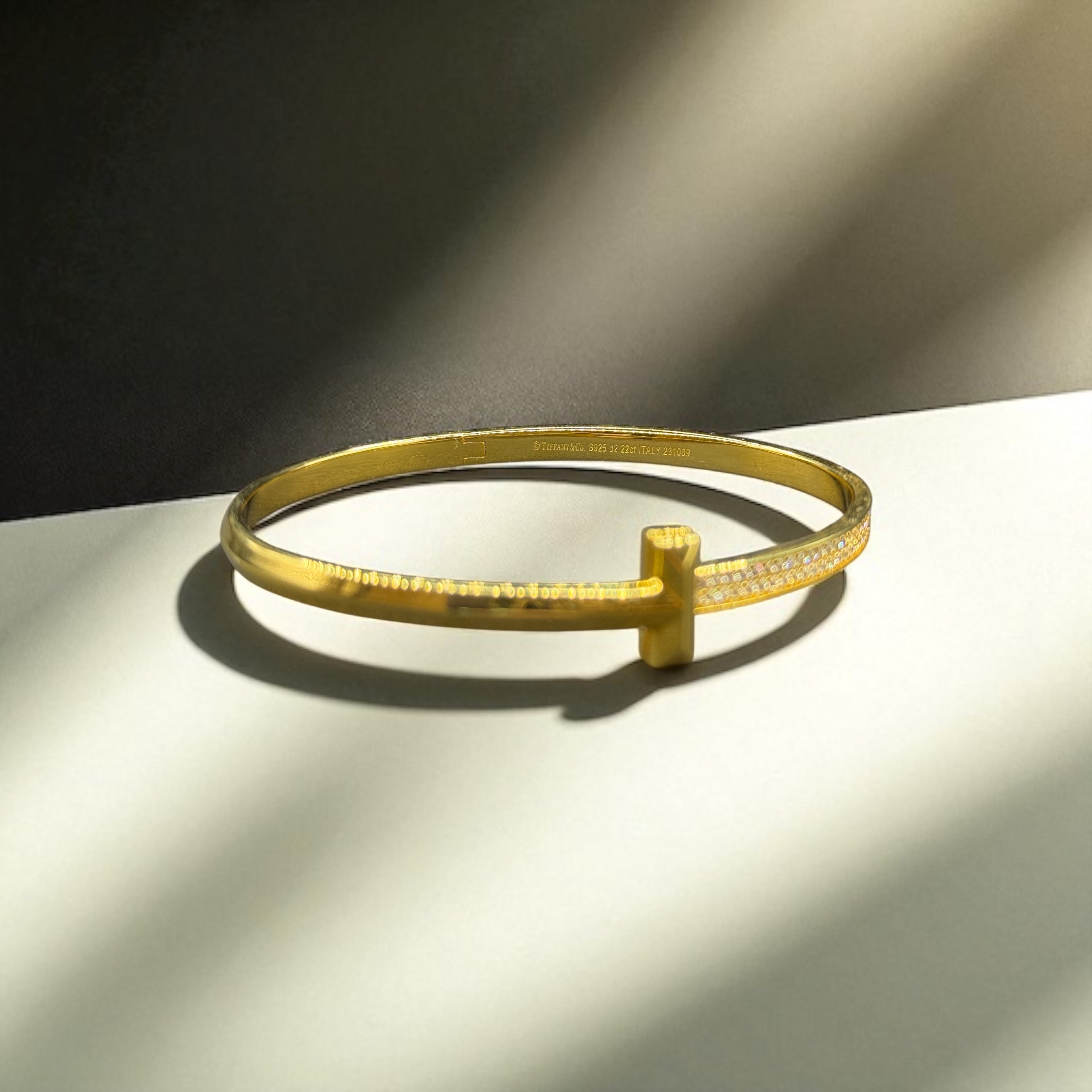 925 Ayar Gümüş Üzeri Altın Kaplama | Marka İthal T Kelepçe