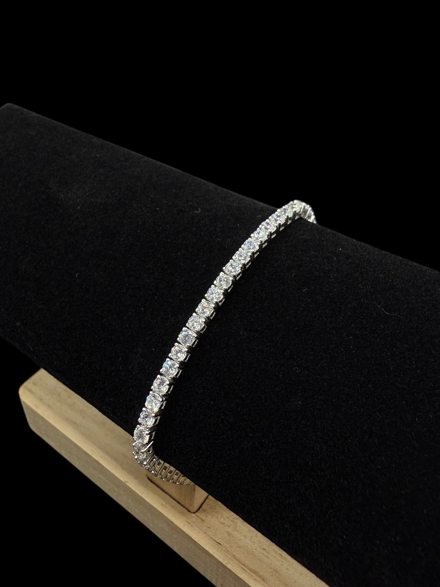 925 Ayar Gümüş Üzeri Altın Kaplama | Su Yolu Bileklik-3mm