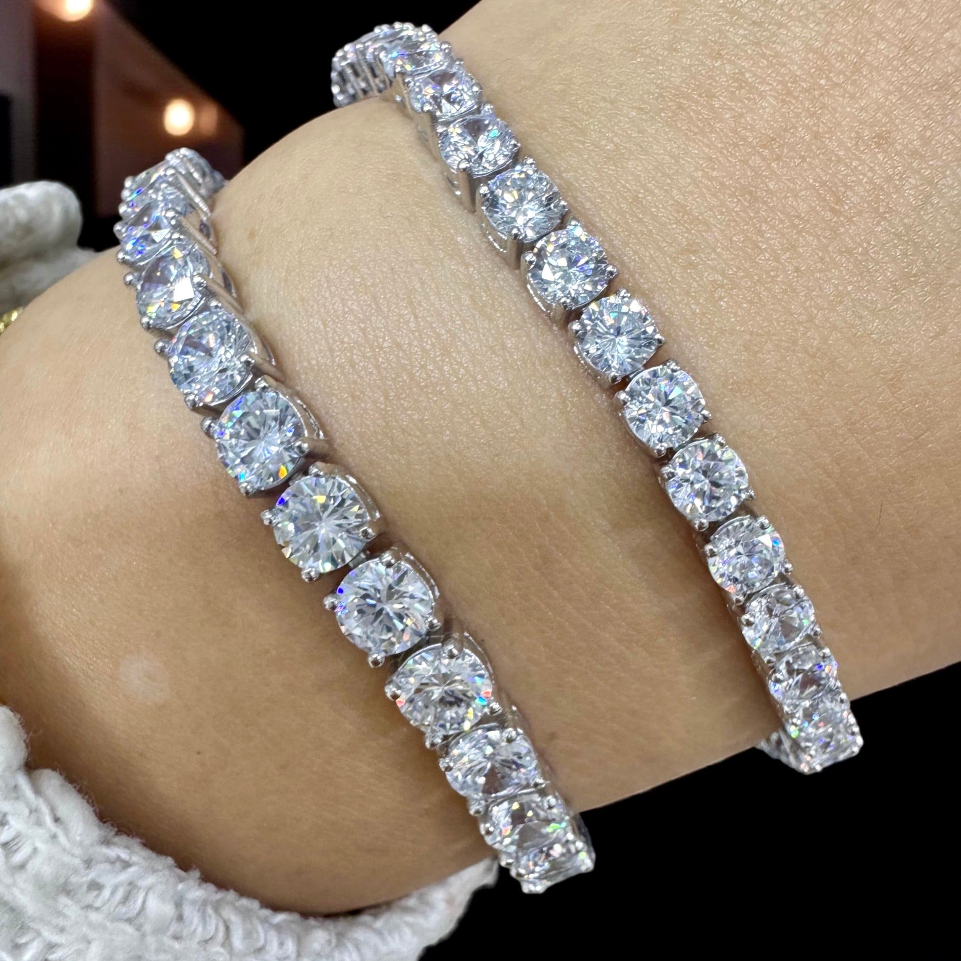 925 Ayar İthal Gümüş Üzeri Altın Kaplama | Su Yolu Bileklik- 5 mm