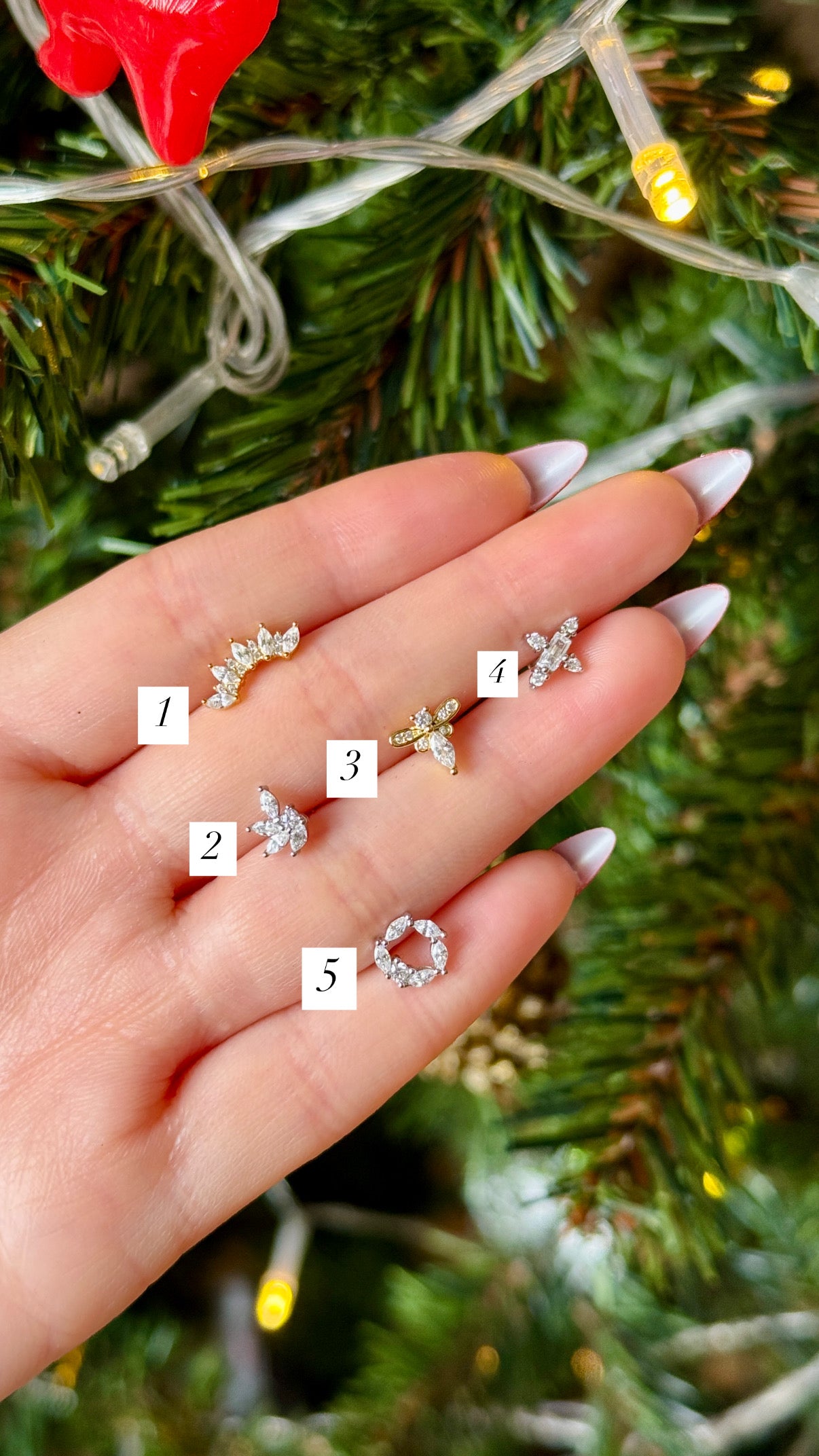 925 Ayar Gümüş Üzeri Titanyum Kaplama | Piercing