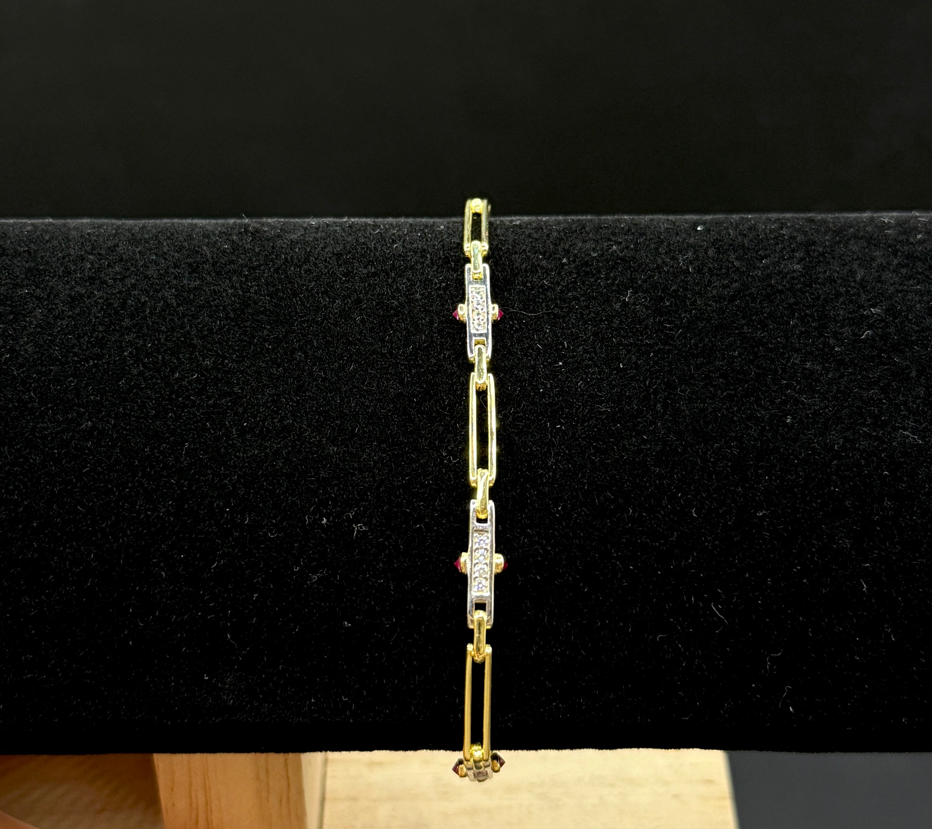 925 Ayar İthal Gümüş Üzeri Altın Kaplama | Bagu Bileklik