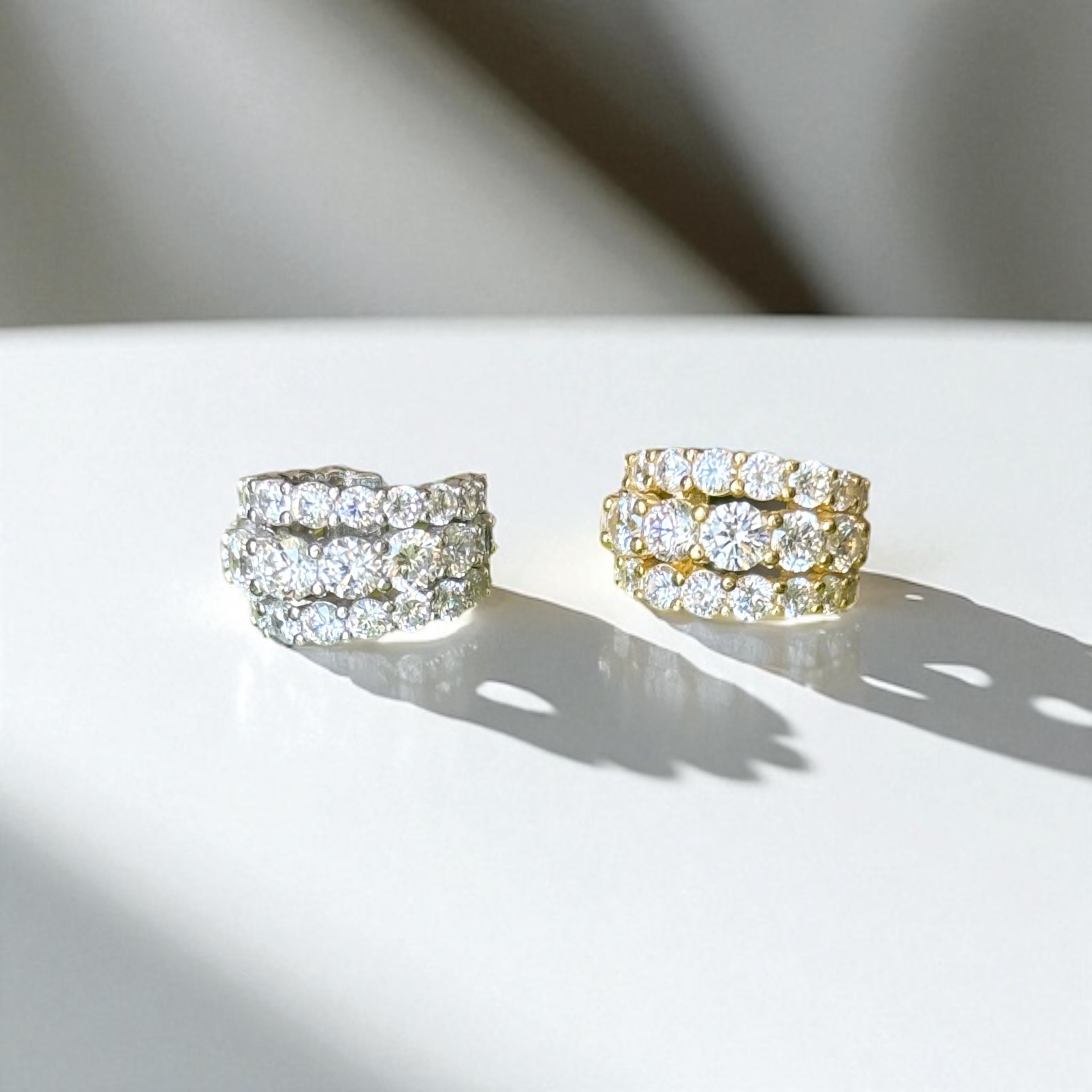 925 Ayar İthal Gümüş Üzeri Altın Kaplama | Holly Kıkırdak Küpe-EarCuff