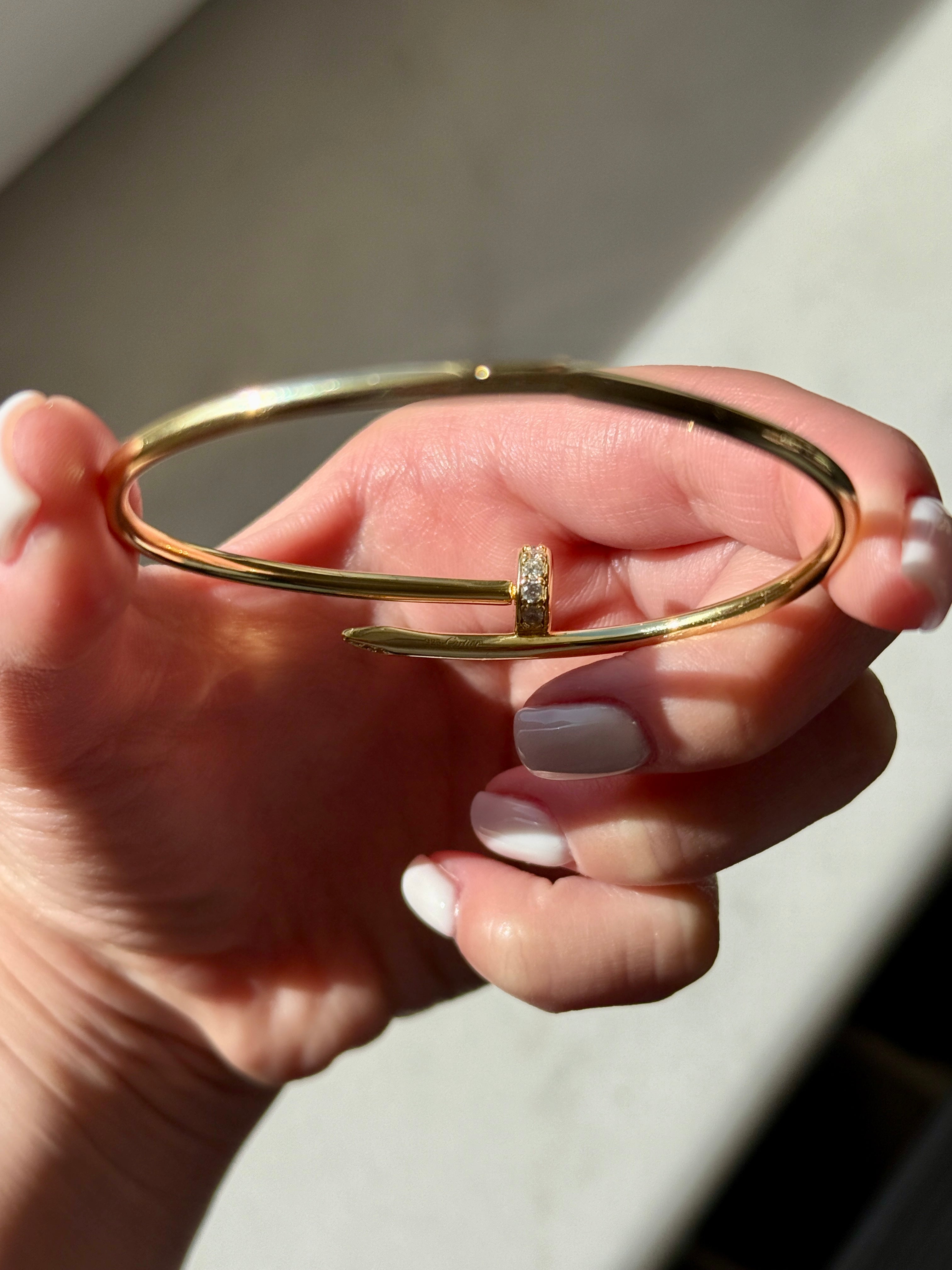 925 Ayar İthal Gümüş Üzeri Altın Kaplama | İthal Marka CRT Mozanit Taşlı Bileklik