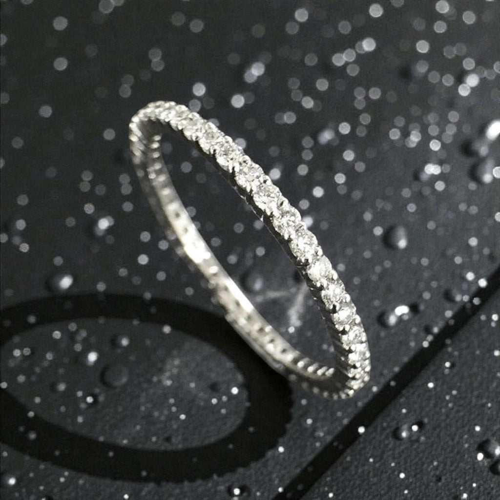 925 Ayar İthal Gümüş Üzeri Altın Kaplama | İthal Mini Taşlı Tamtur Yüzük