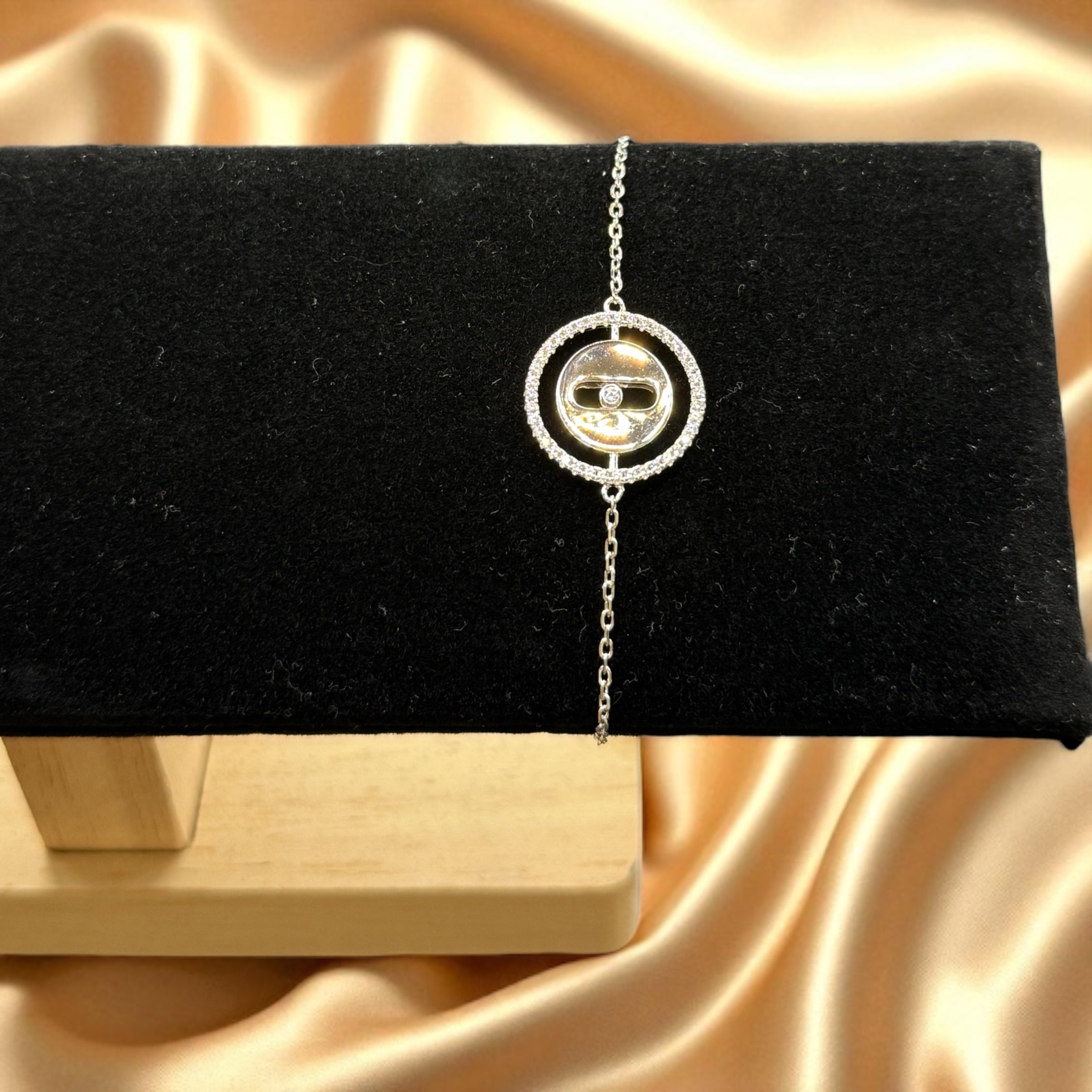 925 Ayar İthal Gümüş Üzeri Altın Kaplama | Ms Marka İthal Bileklik