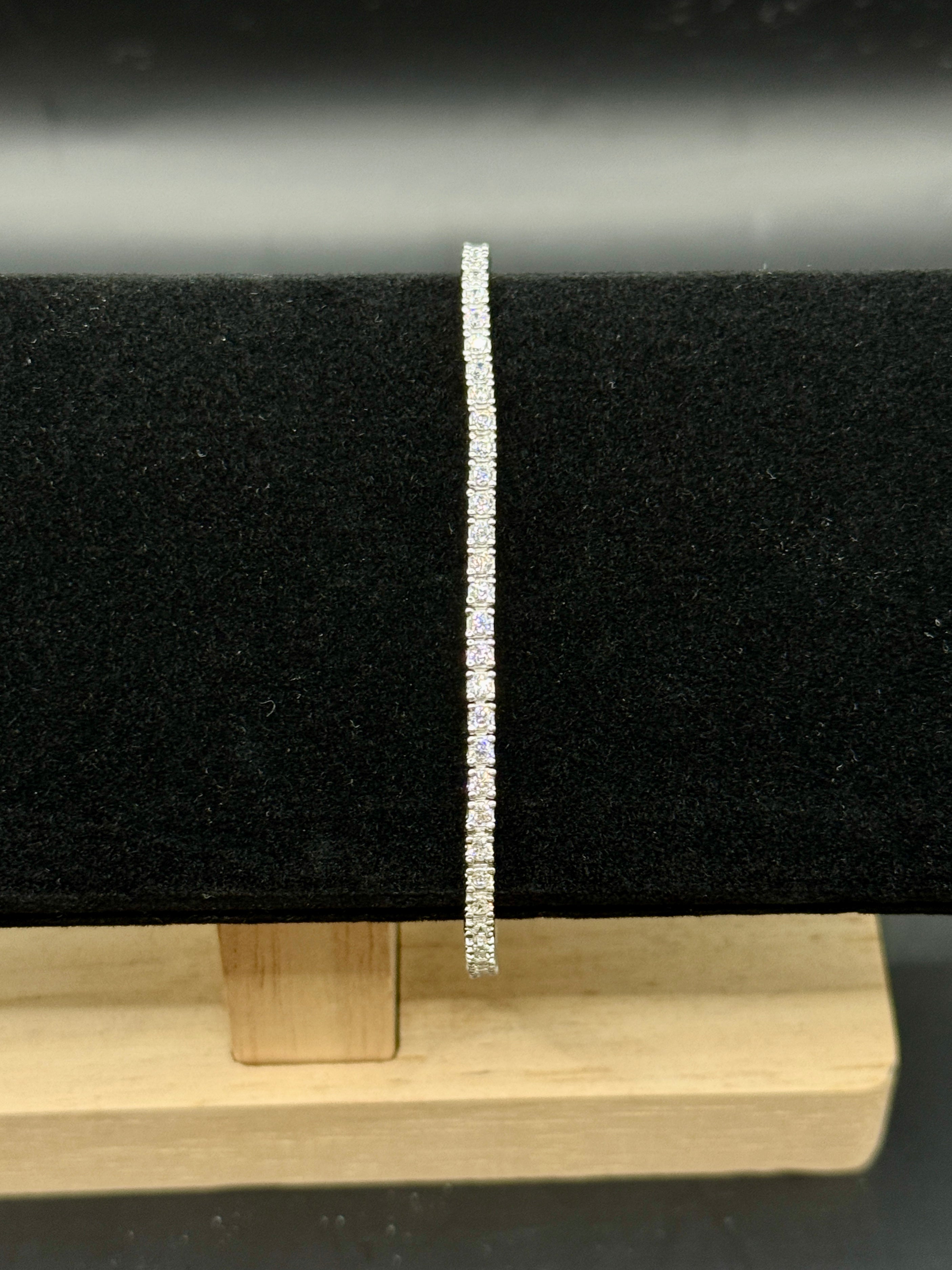 925 Ayar İthal Gümüş Üzeri Altın Kaplama | Su Yolu Bileklik - 2 mm