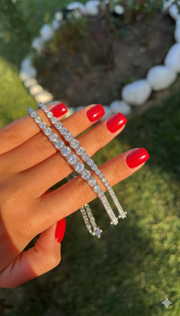 925 Ayar İthal Gümüş Üzeri Altın Kaplama | Süzme Su Yolu Bileklik-Kalın