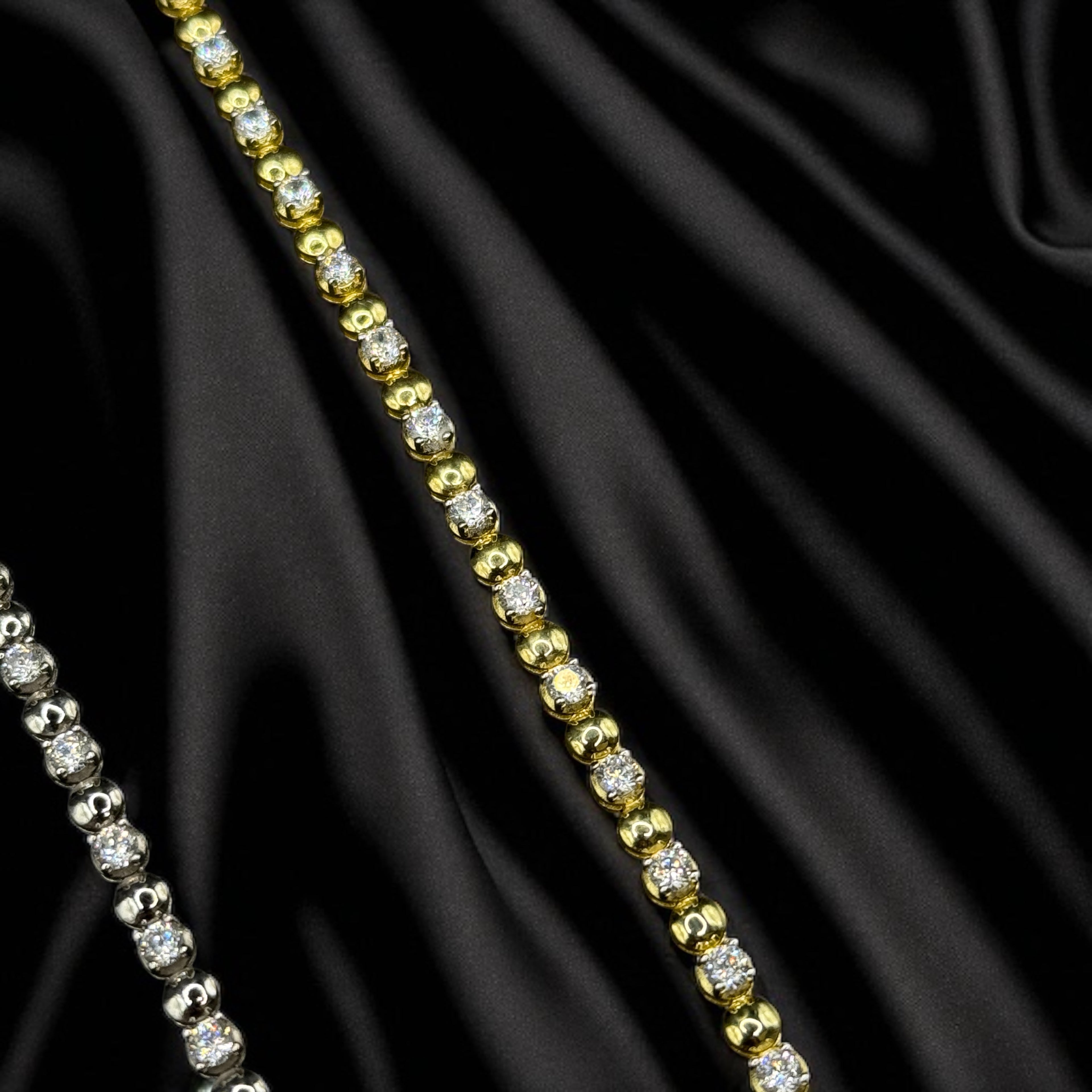 925 Ayar İthal Gümüş Üzeri Altın Kaplama | Tasarım Bileklik