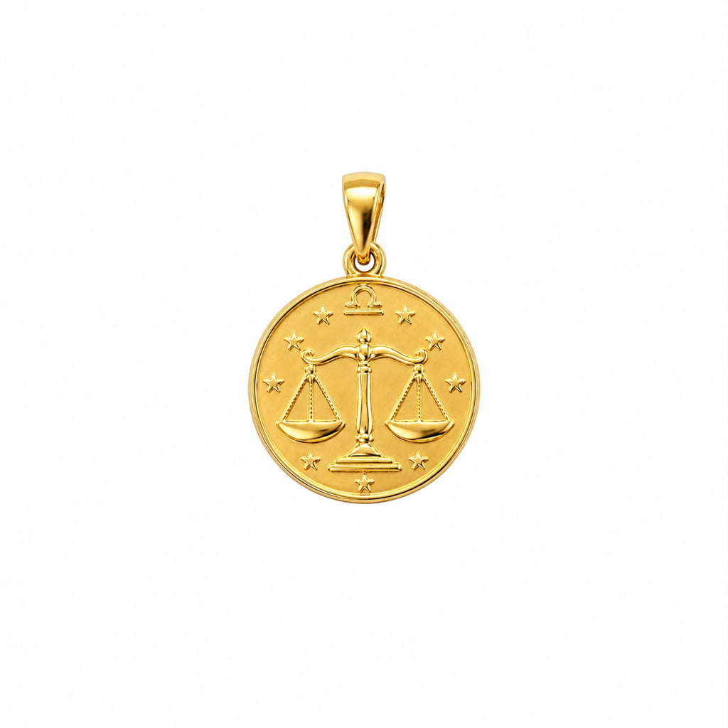 Burç Madalyonu- Zodiac Medallion Kolye Ucu 
