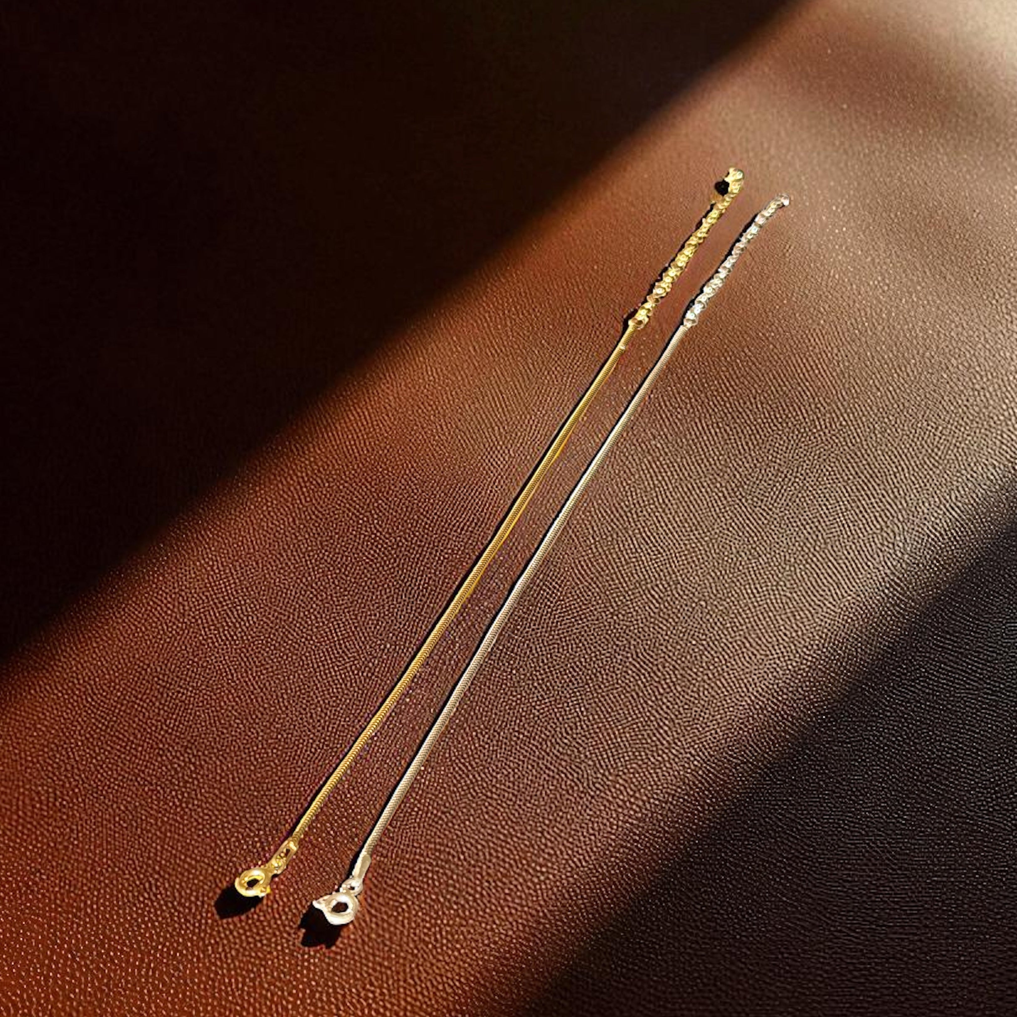 İthal 925 Ayar Gümüş Üzerine Altın Kaplama Erkek Zincir Bileklik | Ays Jewellery