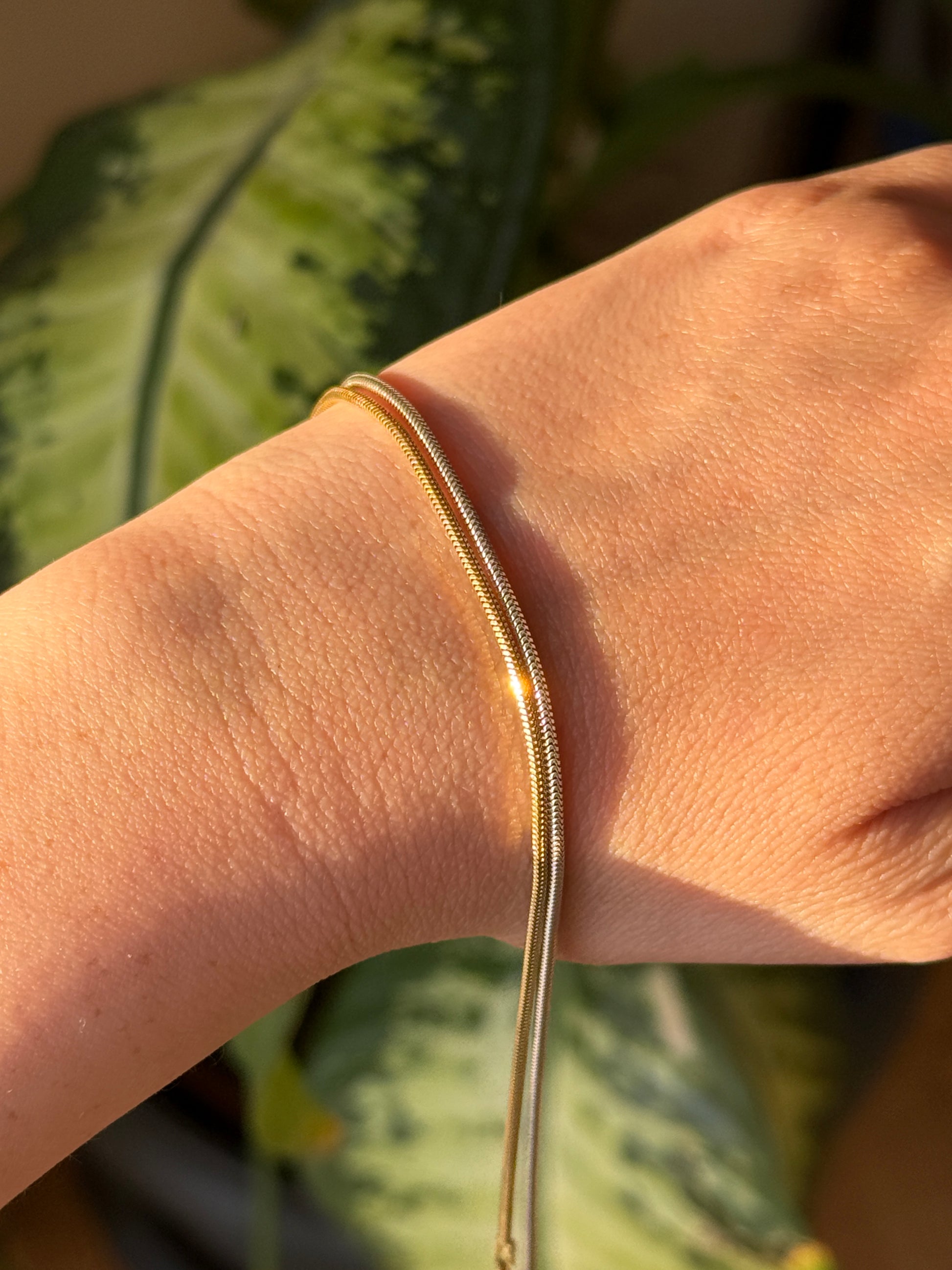 İthal 925 Ayar Gümüş Üzerine Altın Kaplama Erkek Zincir Bileklik | Ays Jewellery