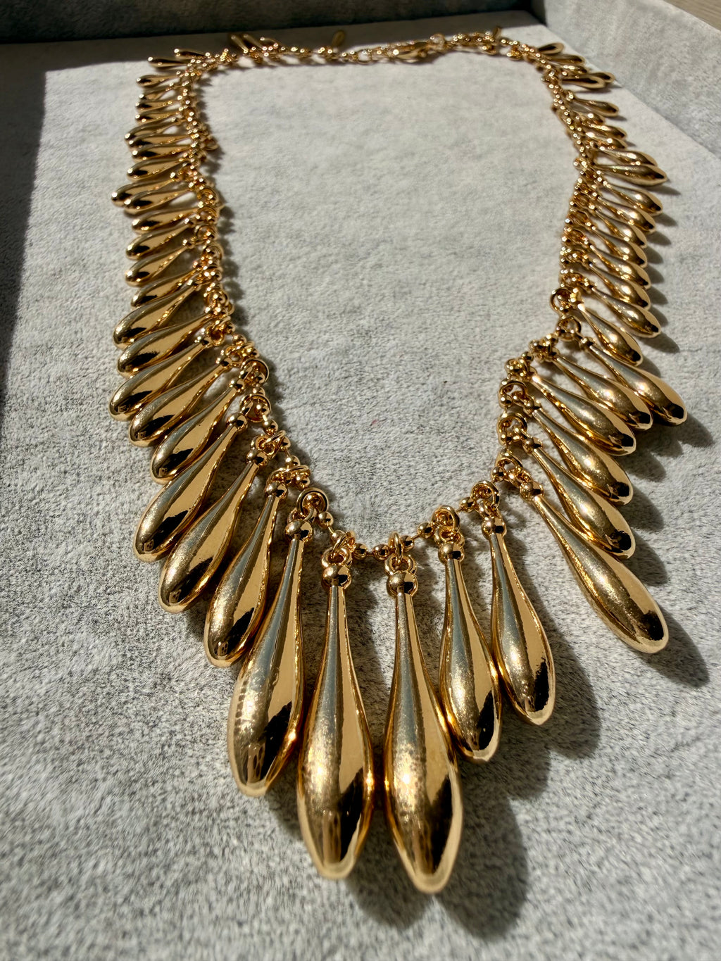 Viktorya Dönemi Antik Etki Sallantılı Choker Kolye