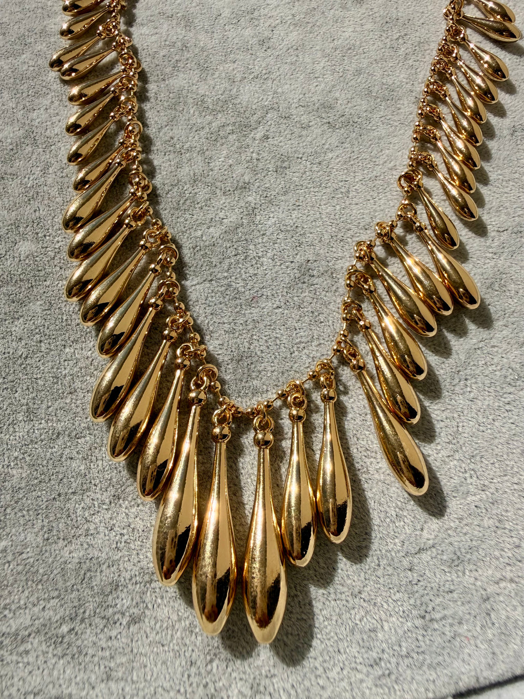 Viktorya Dönemi Antik Etki Sallantılı Choker Kolye