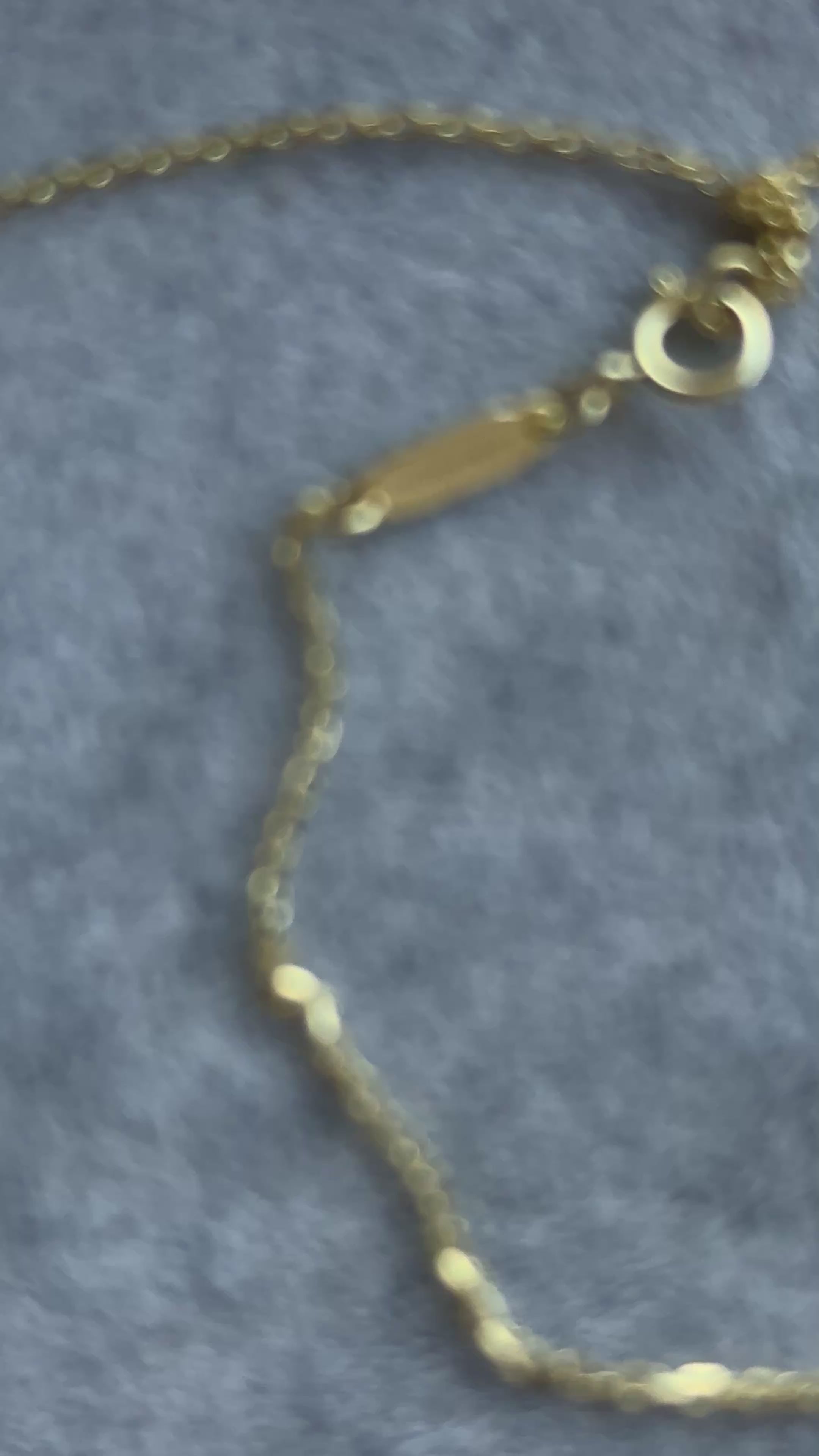 925 Ayar Gümüş Üzeri Altın Kaplama | Marka İthal Taşlı Tif Kolye