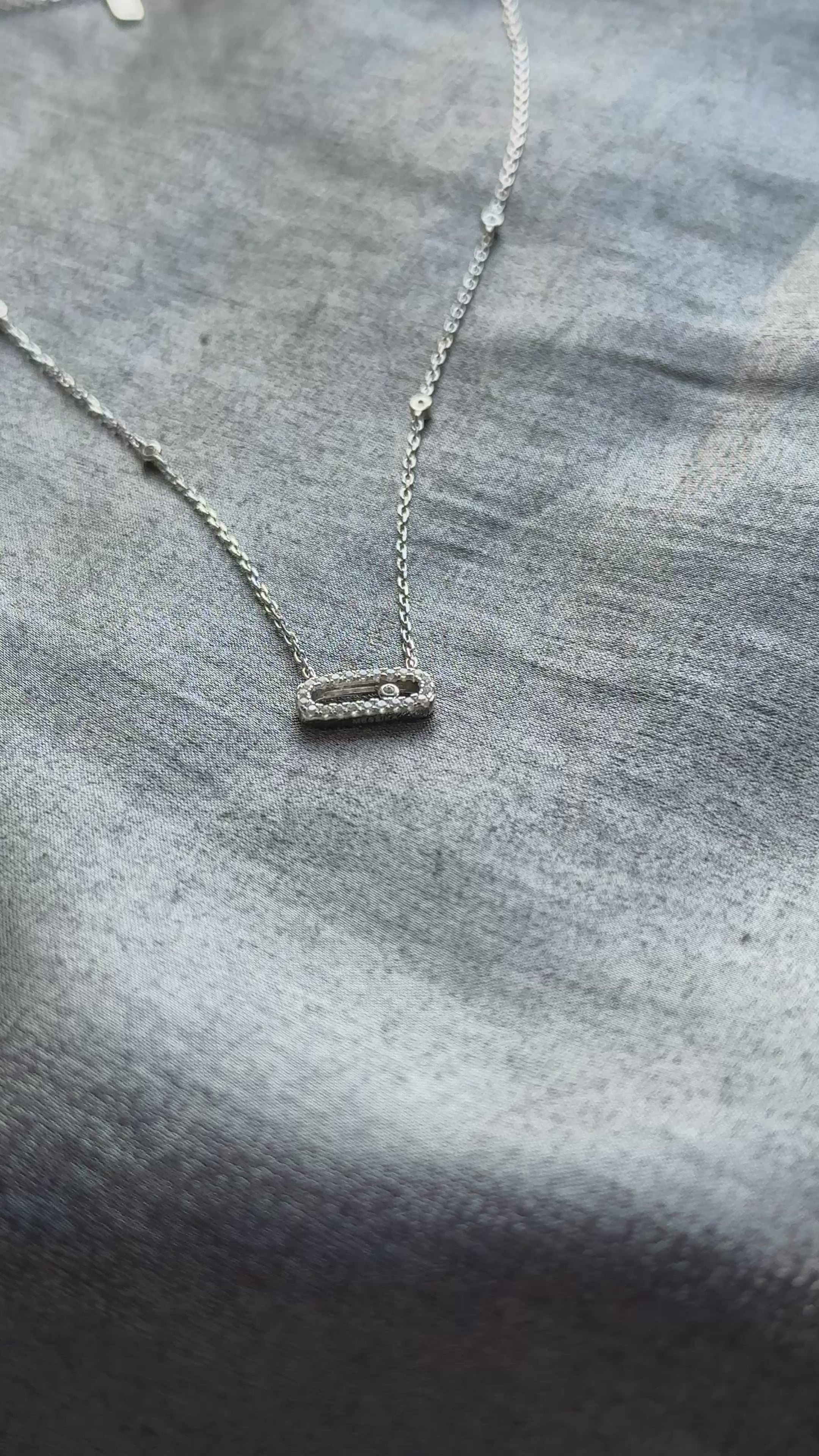 925 Ayar İthal Gümüş Üzeri Altın Kaplama | Marka İthal Mes Kolye