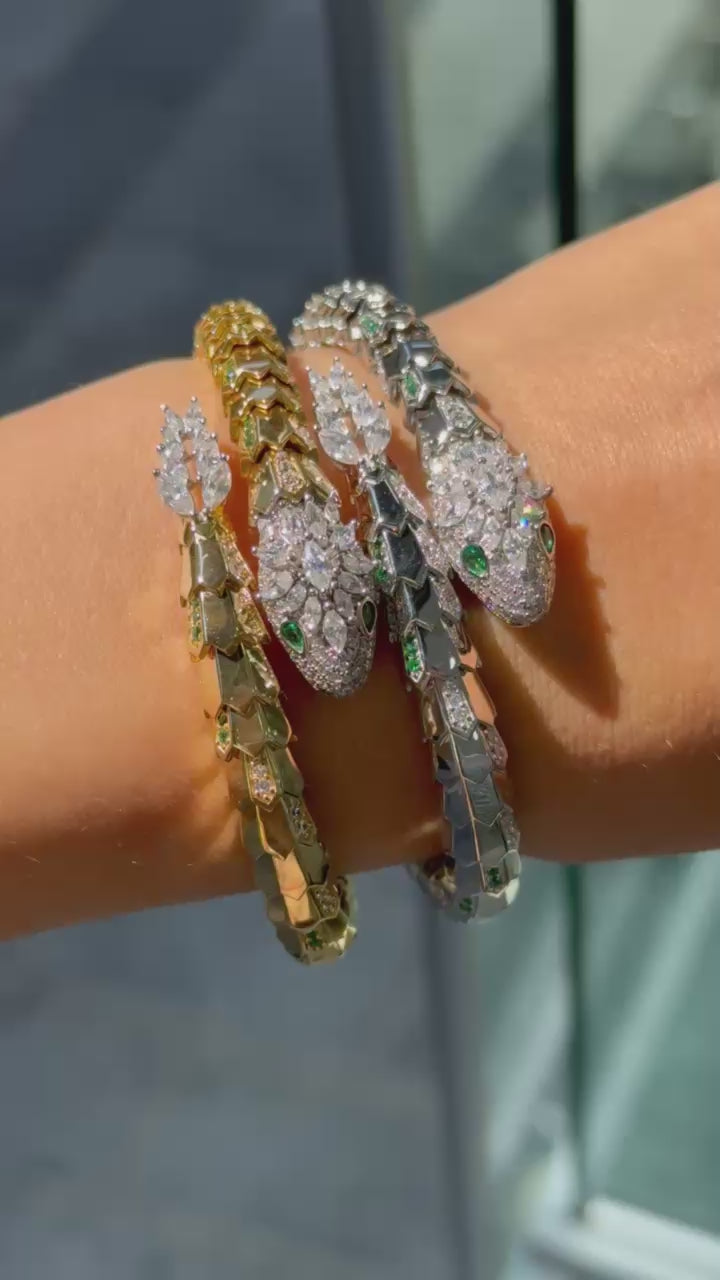 925 Ayar İthal Gümüş Üzeri Altın Kaplama | BLG Orijinal Seri Bileklik