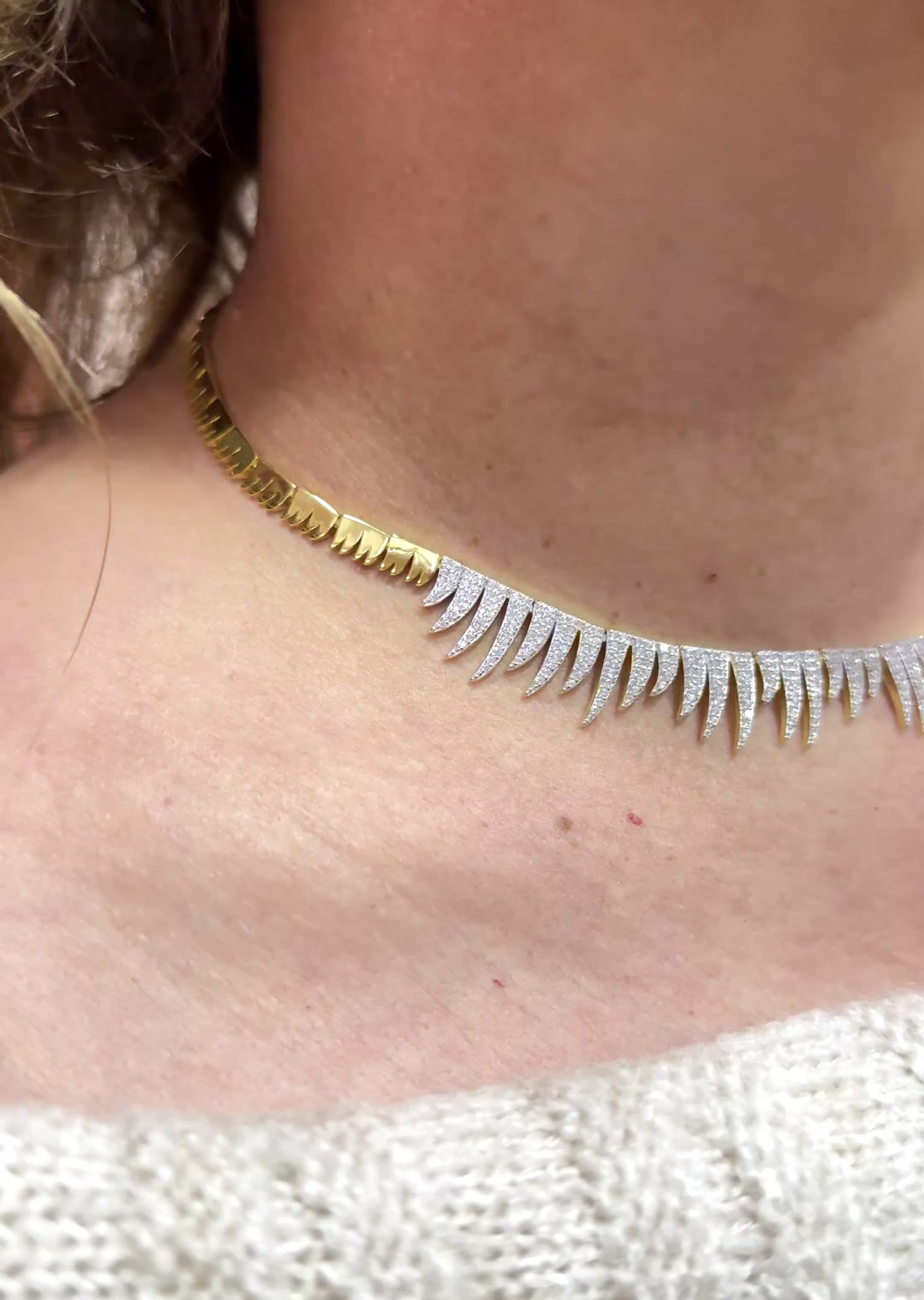 925 ayar gümüş altın kaplama solaris kolye